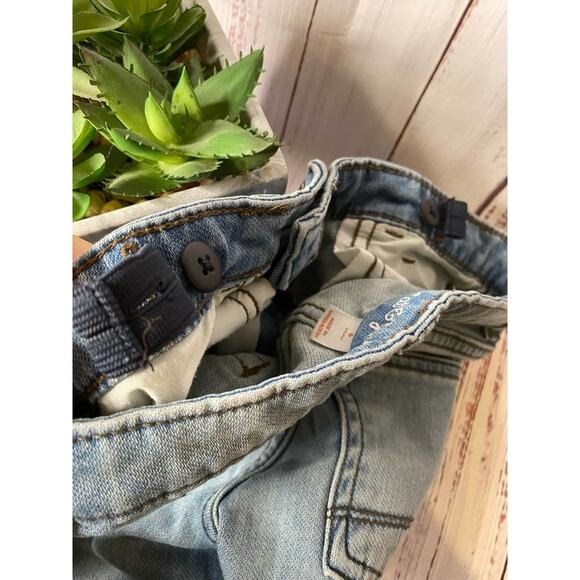 Cat & Jack Slim Super Stretch Blue Jeans Girls Sz 6 - Picture 11 of 12